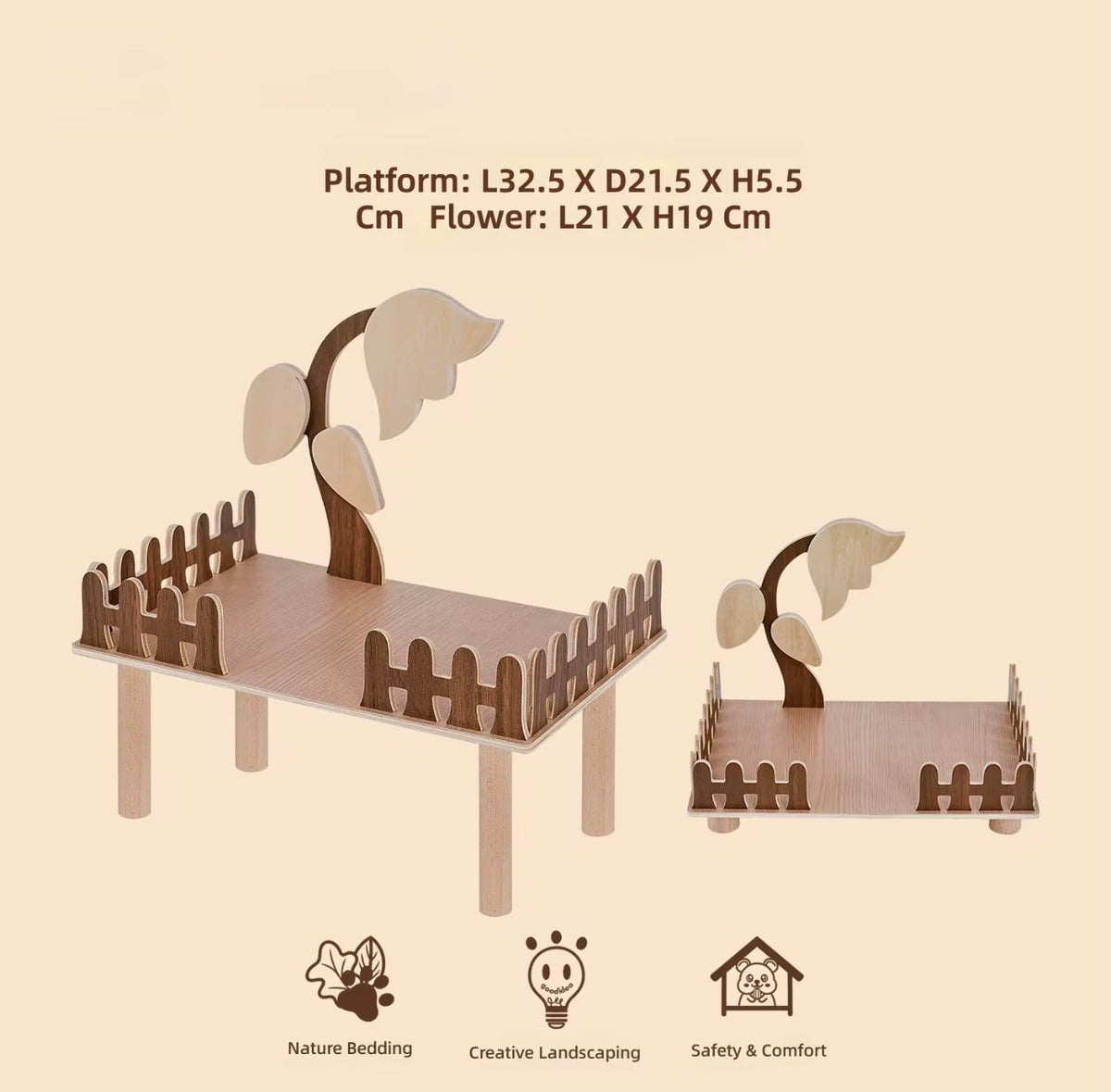 Cottage Garden Platform (legs sold separately)