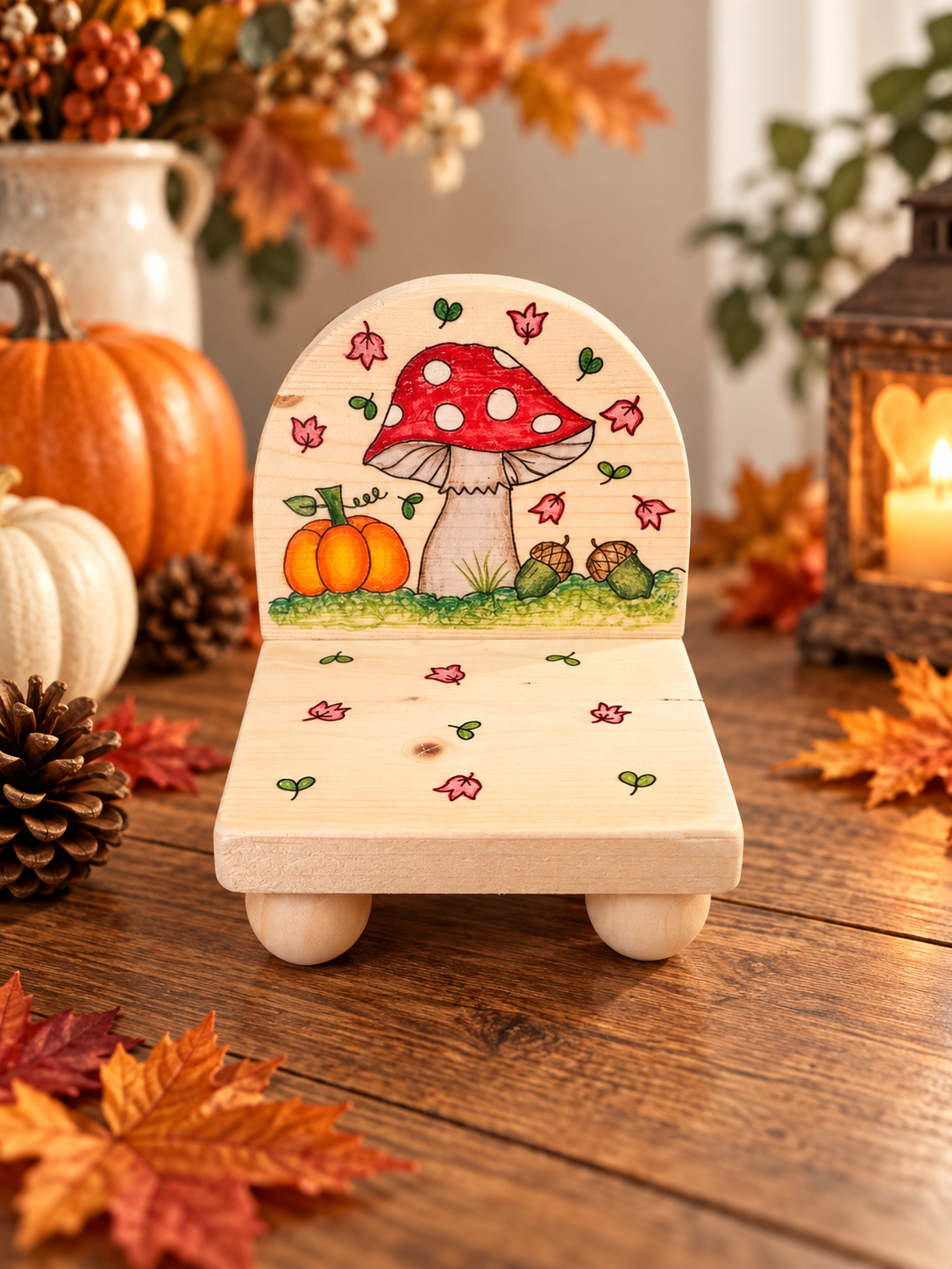 The Autumn Burrow Chair | Handmade by Honey Three Paws