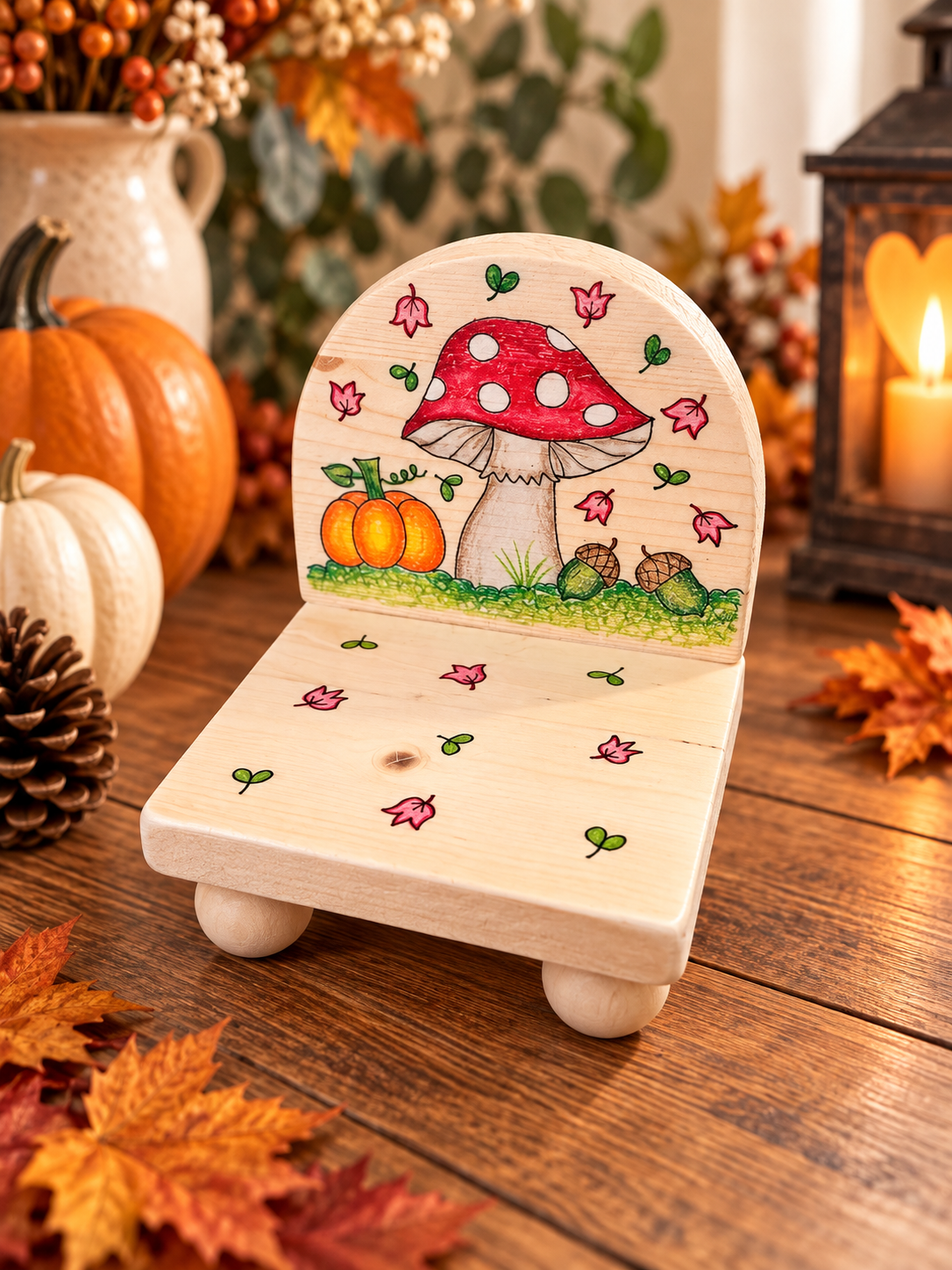 The Autumn Burrow Chair | Handmade by Honey Three Paws