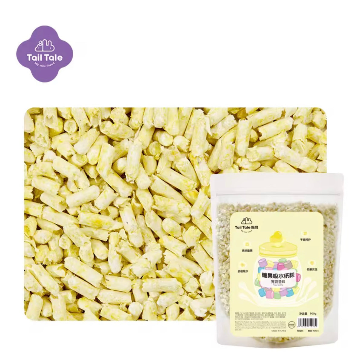 Tail Tale Landscaping Deodorising Paper Pellets Absorbent Bedding Eco Friendly