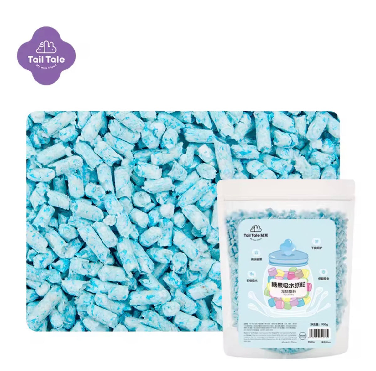 Tail Tale Landscaping Deodorising Paper Pellets Absorbent Bedding Eco Friendly