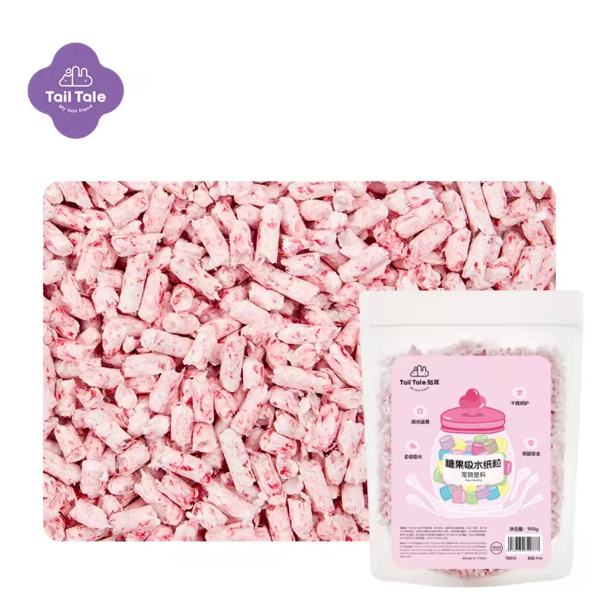 Tail Tale Landscaping Deodorising Paper Pellets Absorbent Bedding Eco Friendly