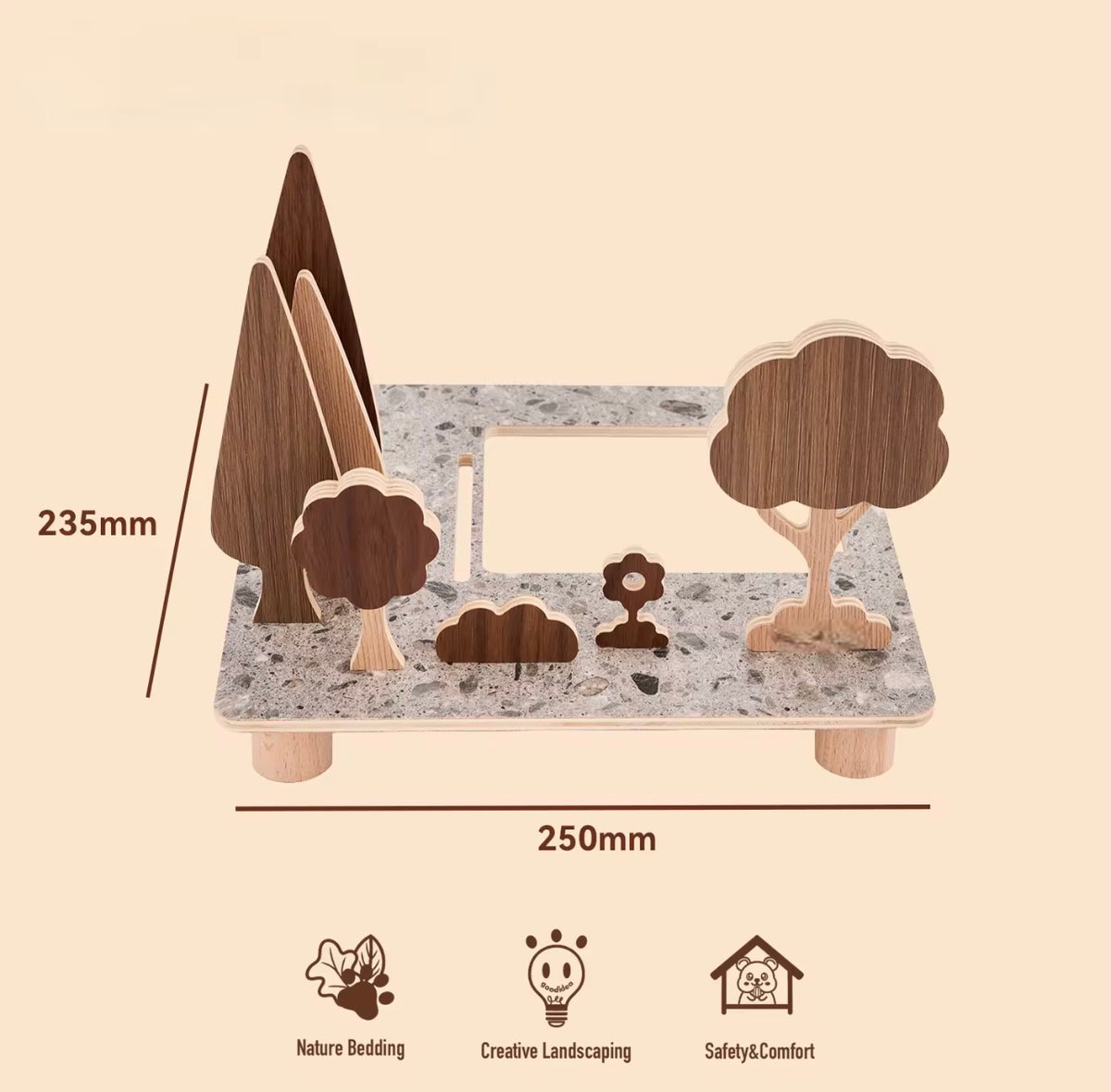 Woodland Retreat Platform (Legs Sold Separately)