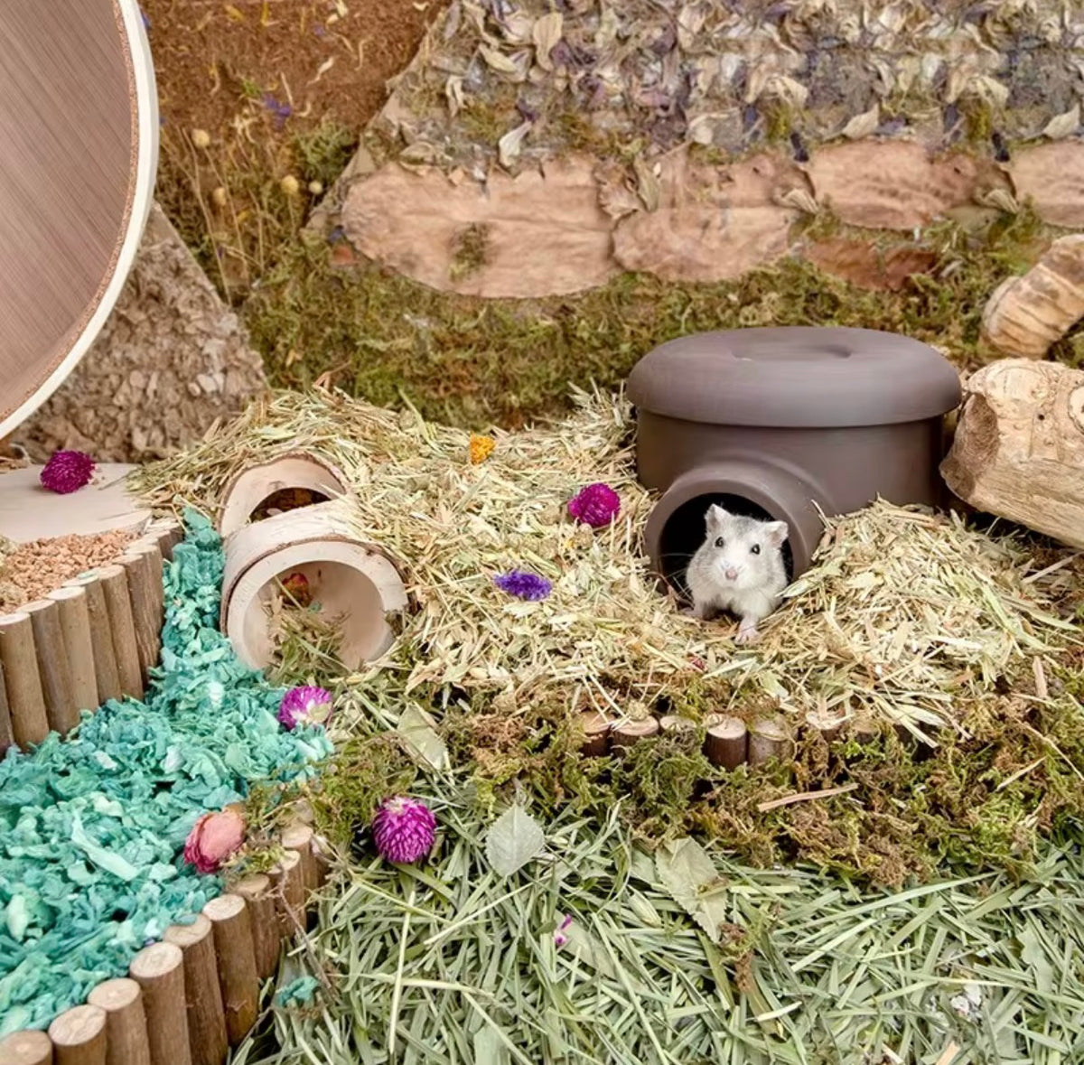 Niteangel Forest Floor Bedding Orchard Grass & Flowers 300g