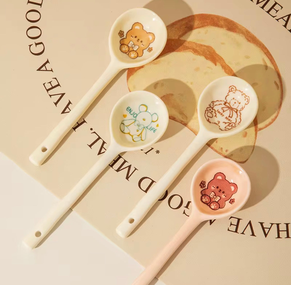 Little Pink Bear Spoon