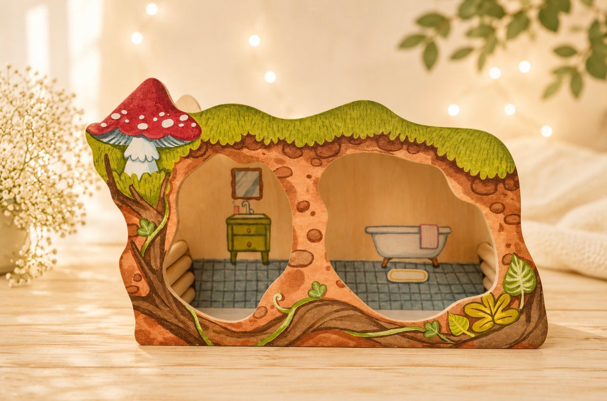The Woodland Burrow Powder Room