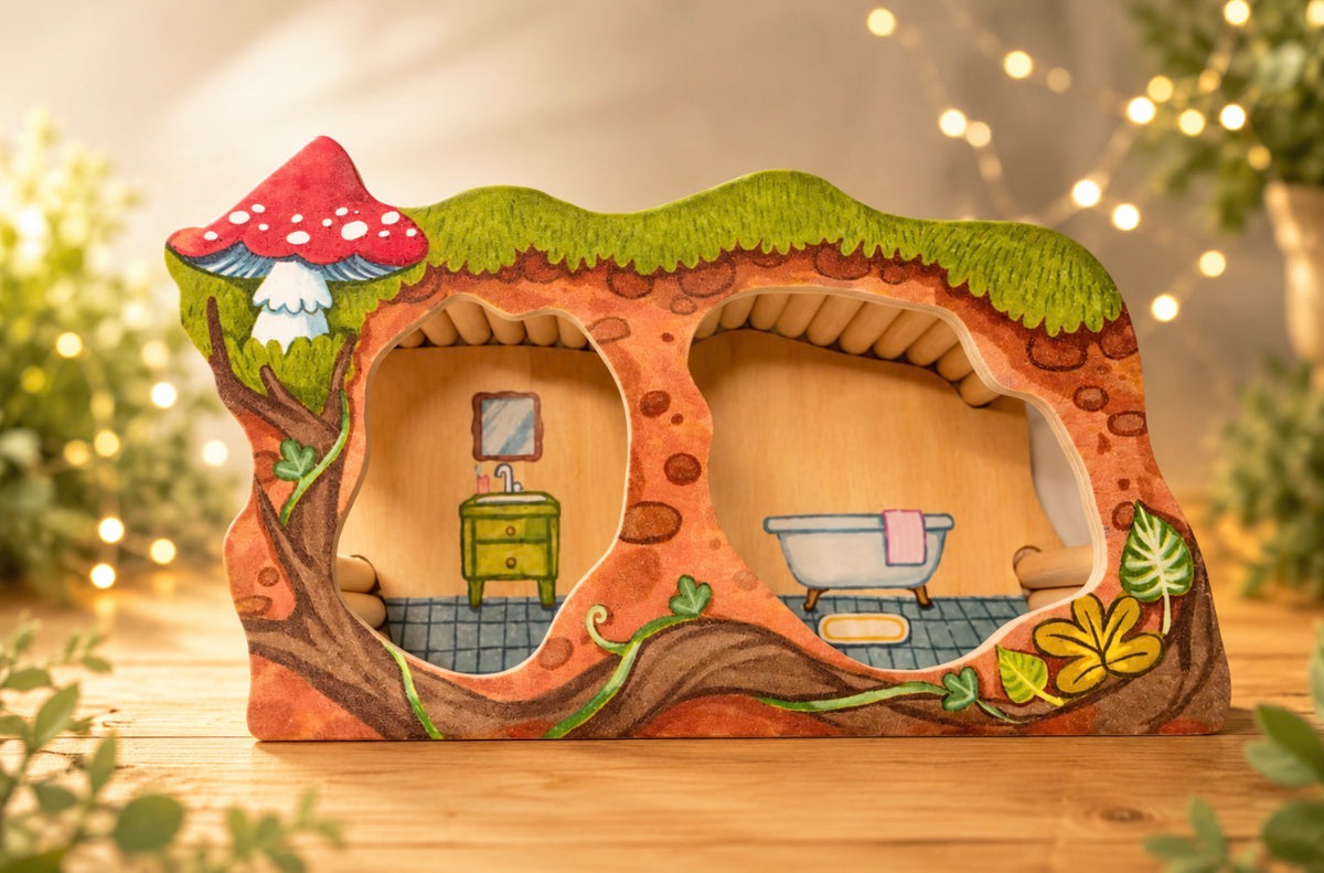 The Woodland Burrow Powder Room