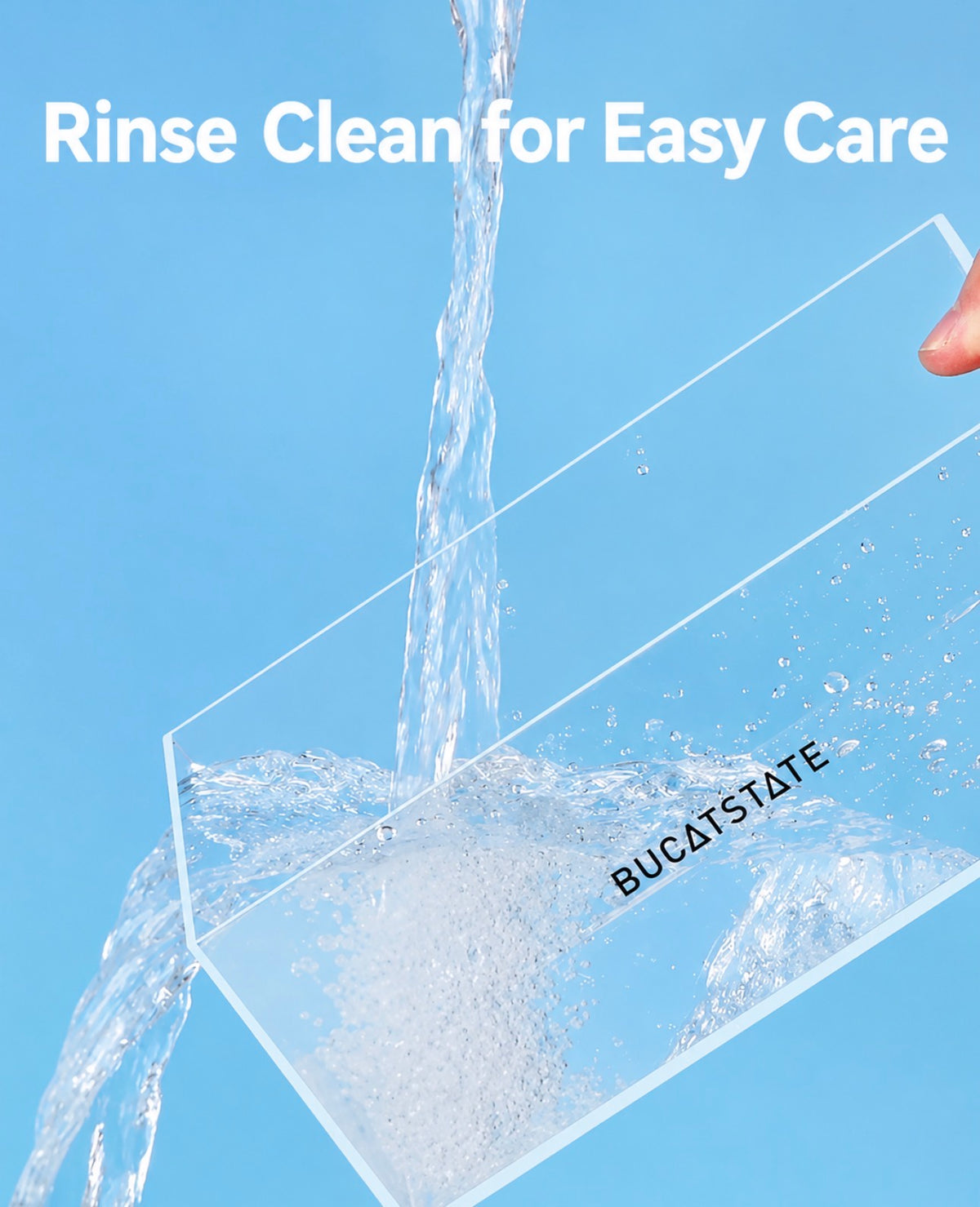 BUCATSTATE Acrylic Sand Bath with Climbing Ladder